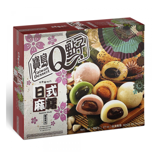 Prajituri Mochi QMOCHI mix de arome 600g Taiwan Dessert TD MLL