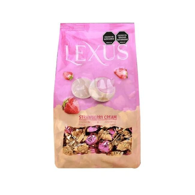 Praline bomboane de ciocolata cu crema de capsuni 1000g Lexus MGR