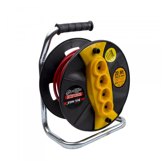 Prelungitor Tambur cu Derulator 20m 3x2.5mm 4 Posturi IP20 ZLN EXT 5658