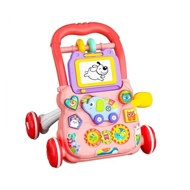 Premergator interactiv educational pentru copii 40x40x32cm Roz HE0811 CWT