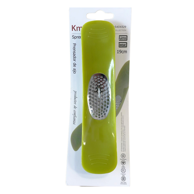 Presa Usturoi Inox cu Manere Plastic 19cm 5404329 KMT Style CNN52332