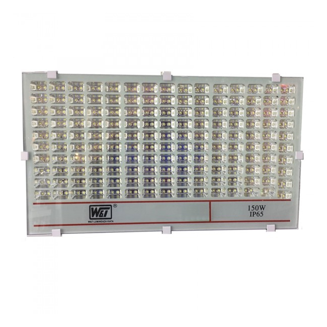 Proiector 300LED T019 150W IP65 Alb Rece 220V WT