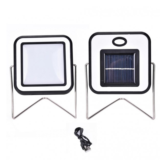 Proiector 30LED 10W Alb Rece Incarcare Panou Solar si la USB RYT91330