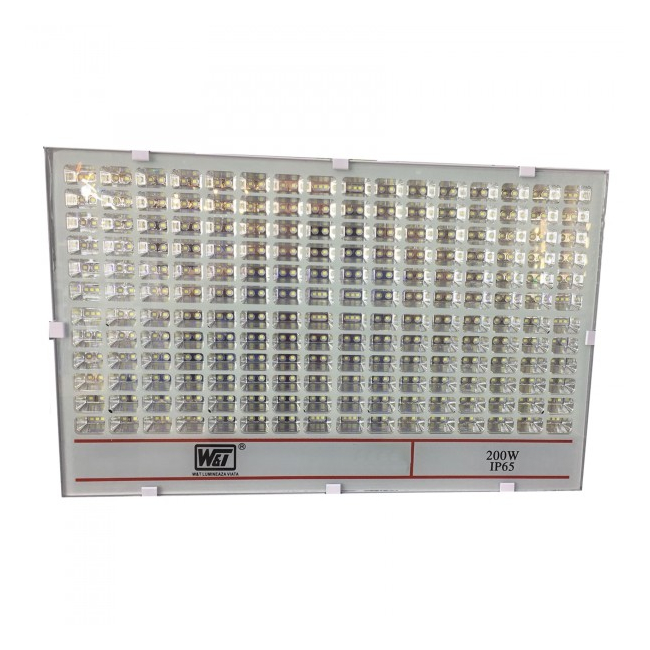 Proiector 400LED T019 200W IP65 Alb Rece 220V WT