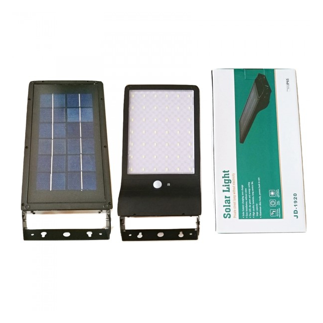 Proiector 42LED SMD 20W cu Panou Solar si Senzor Miscare IP65 JD1920