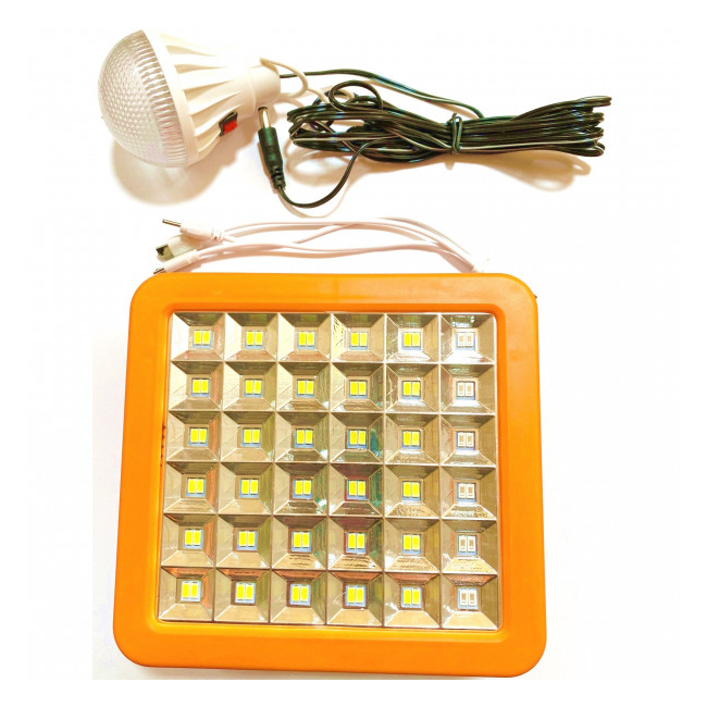 Proiector 72 LED SMD 100W Incarcare Panou Solar USB Bec IP63 CC012L