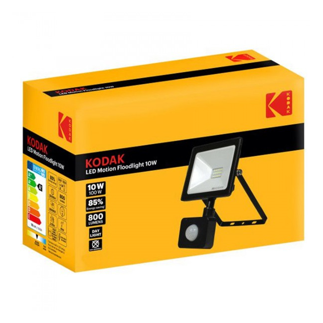 Proiector LED 10W Senzor Miscare 800lm IP65 6400K 220V 16x11cm Kodak