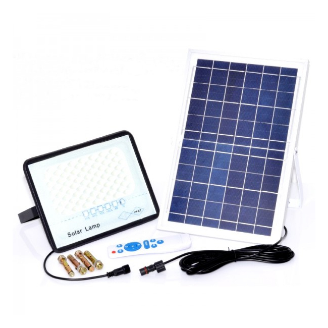 Proiector LED 200W 6500K IP67 cu Panou Solar si Telecomanda LPS200142 XXM