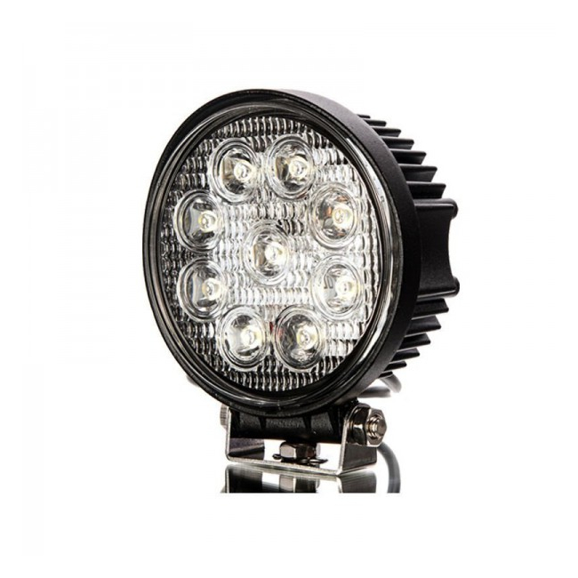 Proiector LED Auto Offroad 9 LEDuri 27W 12V/24V Rotund