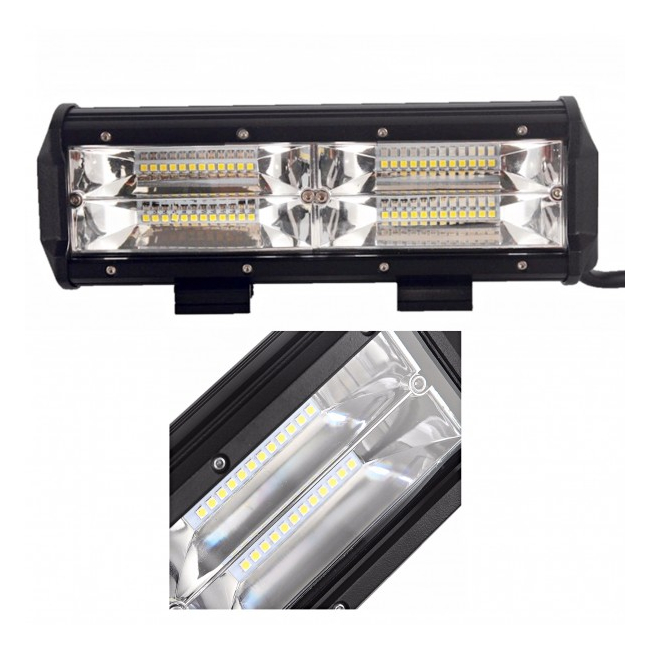 Proiector LED Bar Auto Offroad 48LED 144W 23cm 12V/24V