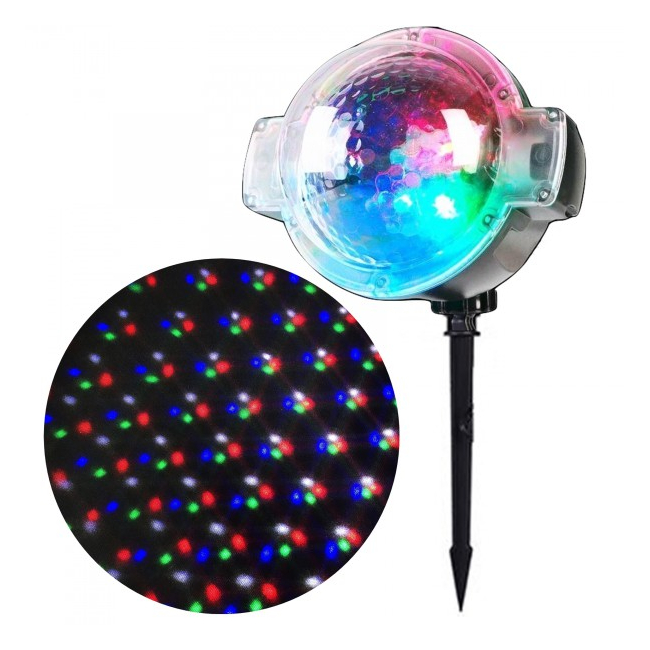 Proiector LED Prisma Rotativa Puncte Color 220V