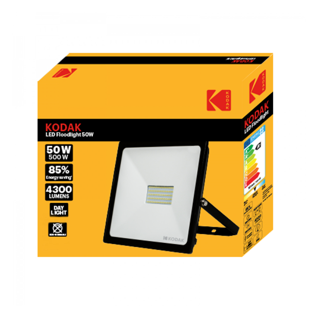 Proiector LED SMD 50W 4300lm IP65 6400K 220V 21x18cm Kodak
