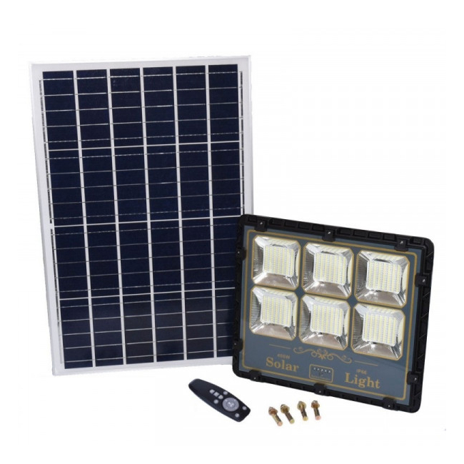 Proiector LEDuri 400W Panou Solar Telecomanda Senzor IP65 18D047 XXM