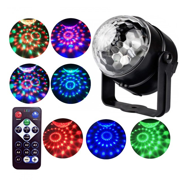 Proiector Lumini Disco cu Telecomanda Led Party Light