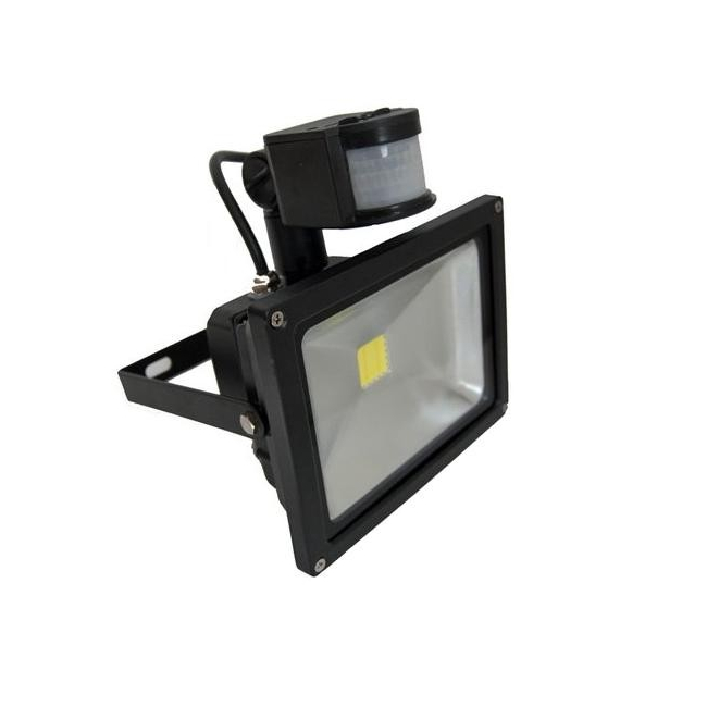 Proiector LED 20W cu Senzor Miscare Alb Rece 220V Gri sau Negru