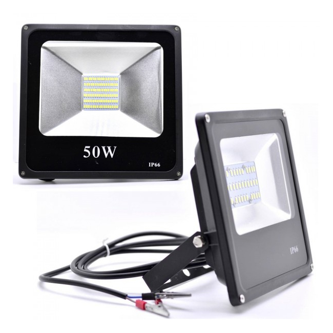 Proiector Slim LED SMD 50W Alb Rece 12V Clesti IP66 20B004 XXM