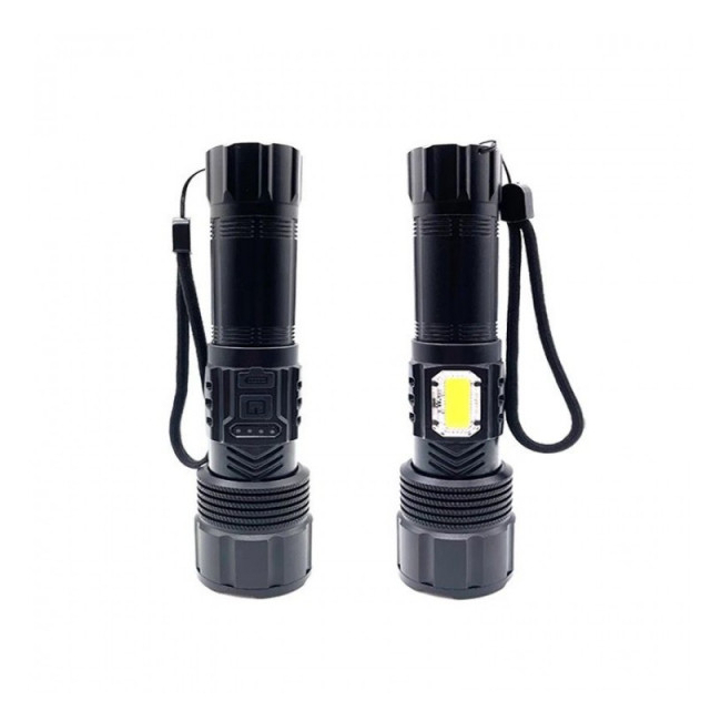 PROMO Lanterna LED Zoom USB Acumulator 18650 MMC442P100 1+1 GRATUIT