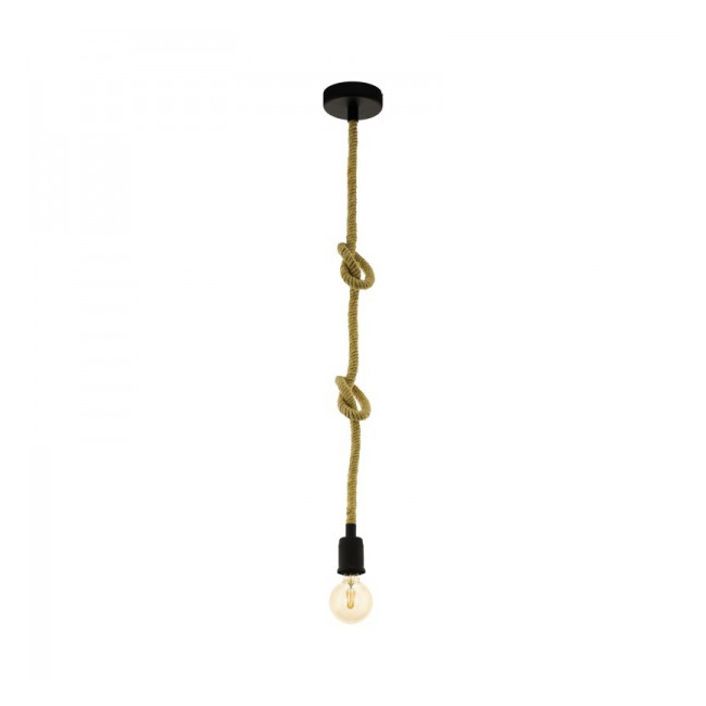 PROMO Pendul Vintage cu Sfoara 1m pentru 1 Bec Retro 1xE27 ZTS8405
