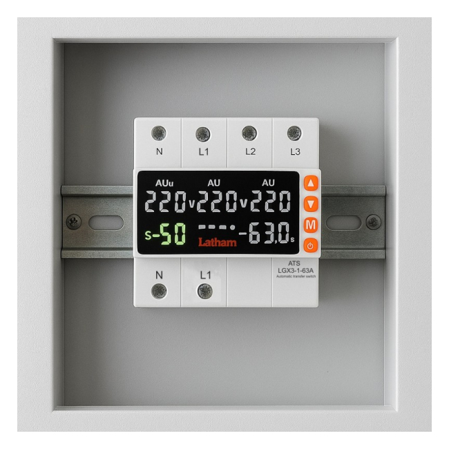 Protector Automat Trifazat 63A ATS Comutator Transfer LGX3-1-63A 5D044 XXM