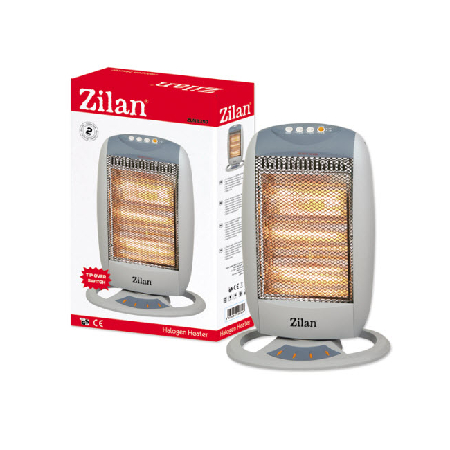 Radiator Electric cu Halogen 3 Trepte 1200W Zilan ZLN8397
