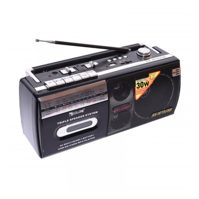 Radio Casetofon USB Player Alimentare 220V /  Baterii RXM70 13A079 XXM