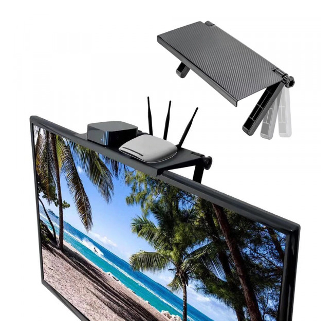 Raft Reglabil Monitor sau Televizor Plat 33x16cm Screen Top Shelf