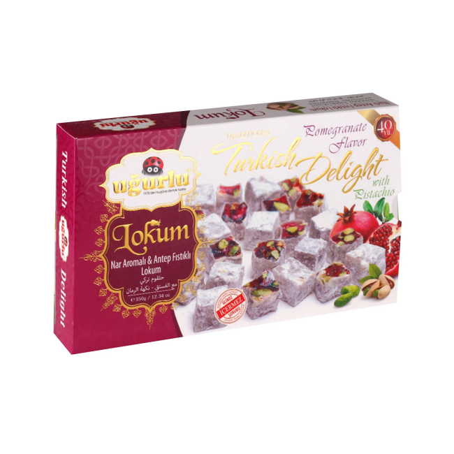 Rahat Turcesc Fistic si Rodie Turkish Delight Ugurlu 180g MGR
