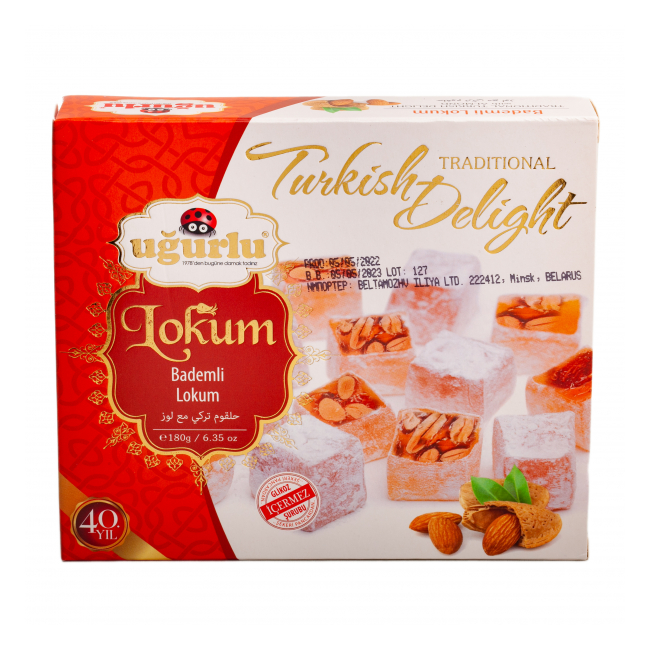 Rahat Turcesc Migdale Turkish Delight Ugurlu 180g MGR