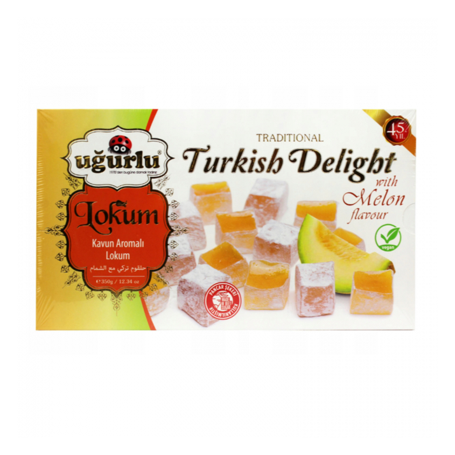 Rahat Turcesc Pepene Galben Turkish Delight Ugurlu 350g MGR