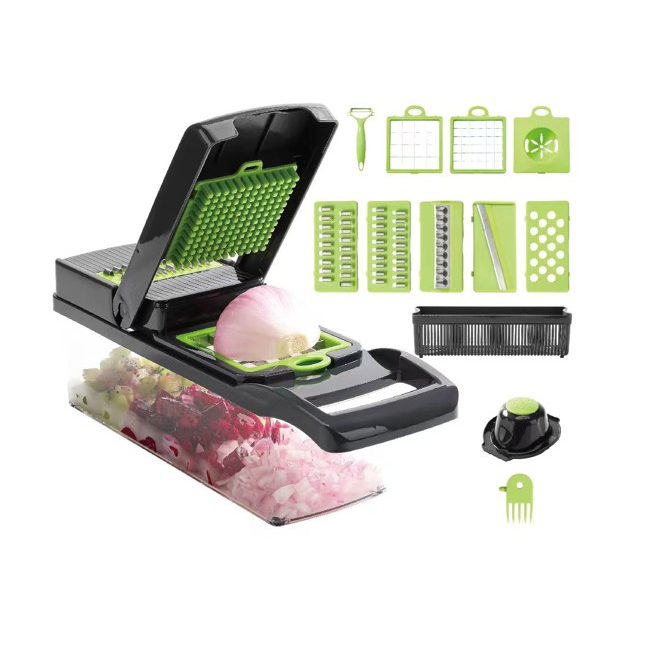 Razatoare multifunctionala pentru fructe si legume 15in1 Grunberg GR6149