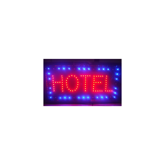Reclama Luminoasa cu LED 55x33cm Hotel KNH