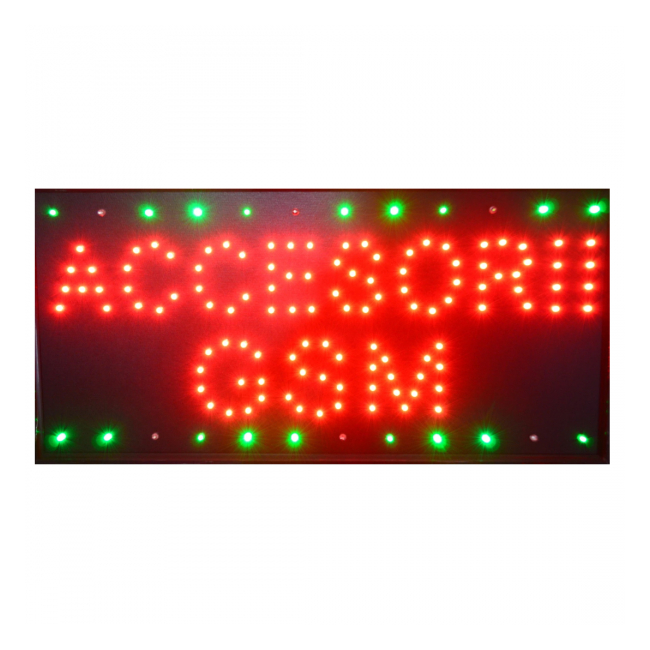 Reclama Luminoasa Panou Caseta LEDuri Interior Accesorii GSM 50x25cm KNH