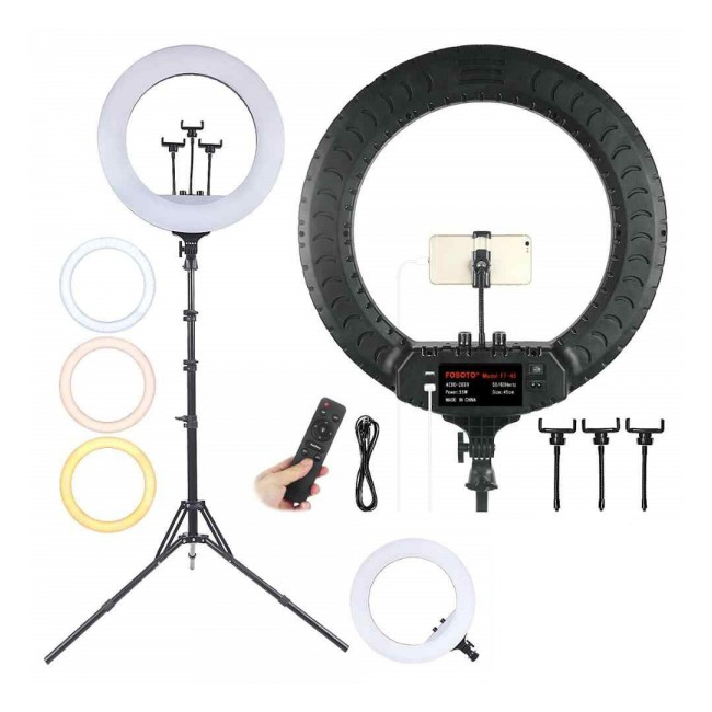 Ring Light Lampa Circulara LED 2700K-6500K Telecomanda 22Inch 55cm