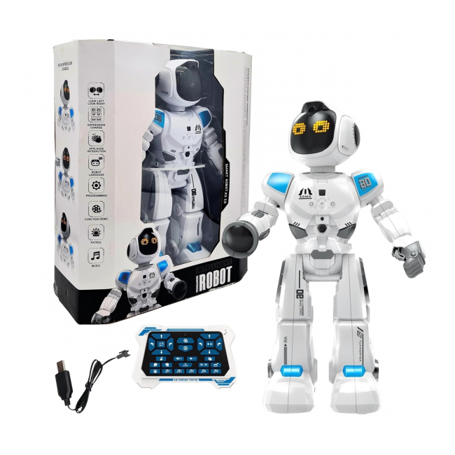 Robot inteligent pentru copii cu telecomanda multiple functii K30 CWT