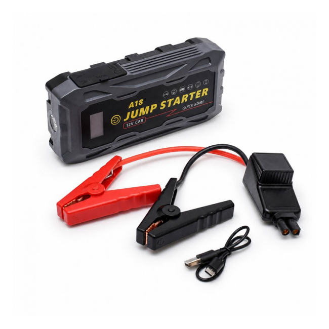 Robot Pornire Auto 12V 74000mWh 5000mAh Power Bank Lanterna A18 DALBI 1E056 XXM