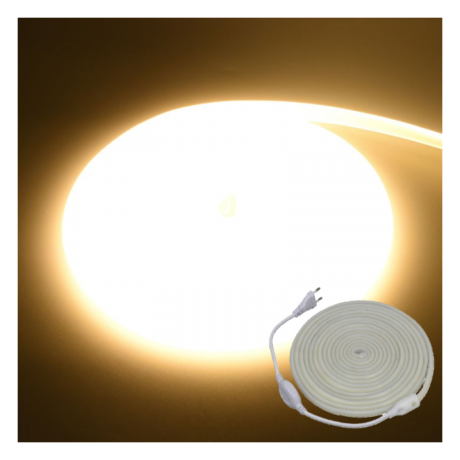 Rola 5m Banda LED COB Alb-Cald 3000K Neon Flex 288led/m 10W 18A194 XXM