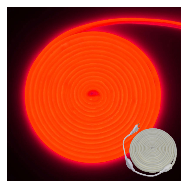 Rola 5m Banda LED COB Rosu Intens Neon Flex 288led/m 10W 18A198 XXM