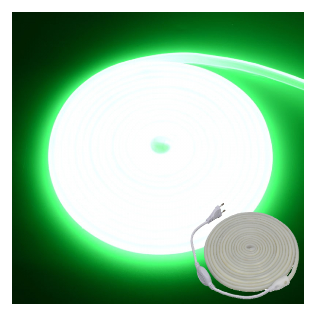Rola 5m Banda LED COB Verde Smarald Neon Flex 288led/m 10W 18A195 XXM