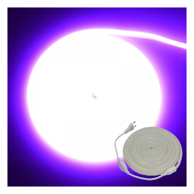 Rola 5m Banda LED COB Violet Intens Neon Flex 288led/m 10W 18A196 XXM