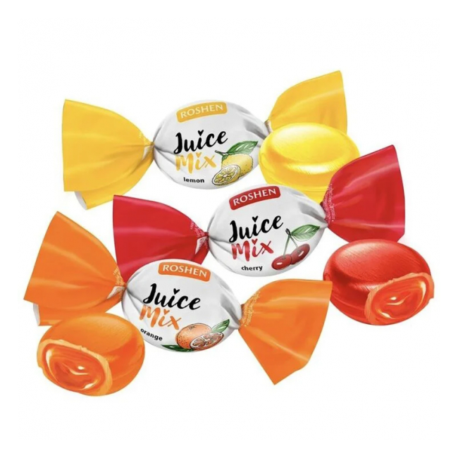 Roshen Juice Mix Dropsuri Cu Umplutura De Fructe 1Kg MGR20339