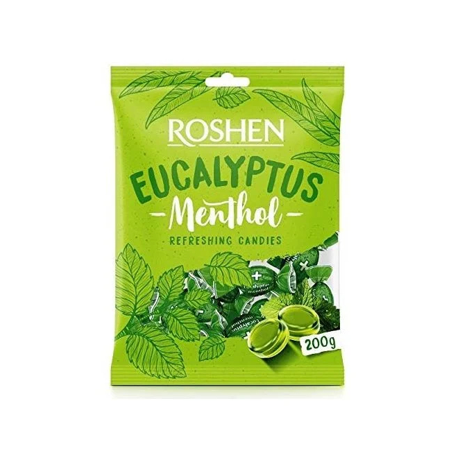 Roshen Menthol-Eucalyptus Dropsuri Mentolate 200g MGR15548