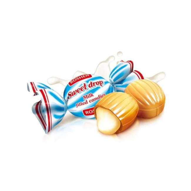 Roshen Sweet Drop Caramele cu umplutura de Lapte 1Kg MGR3802