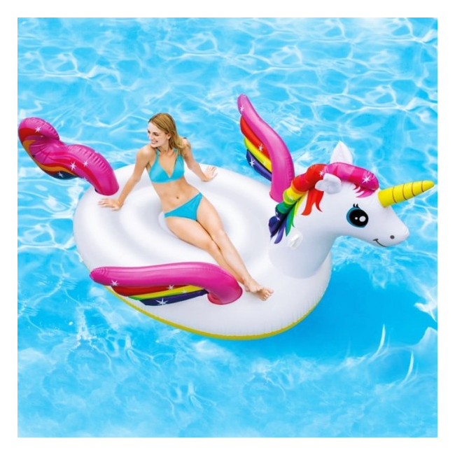 Saltea gonflabila Insula Piscina Mega Unicorn Intex 57281EU