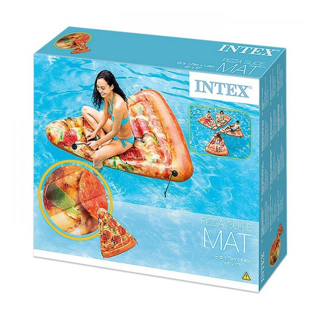 Saltea gonflabila Piscina design Felie Pizza Intex 58752