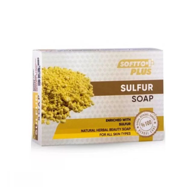 Sapun solid cu sulf Softto Plus 150g DNC63289