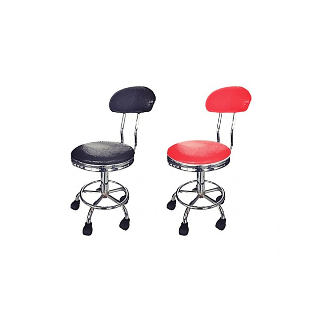 Scaun Cosmetician cu Structura Metalica si Roti Dotari Salon SS07