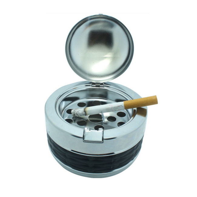 Scrumiera Cromata cu Capac 1608