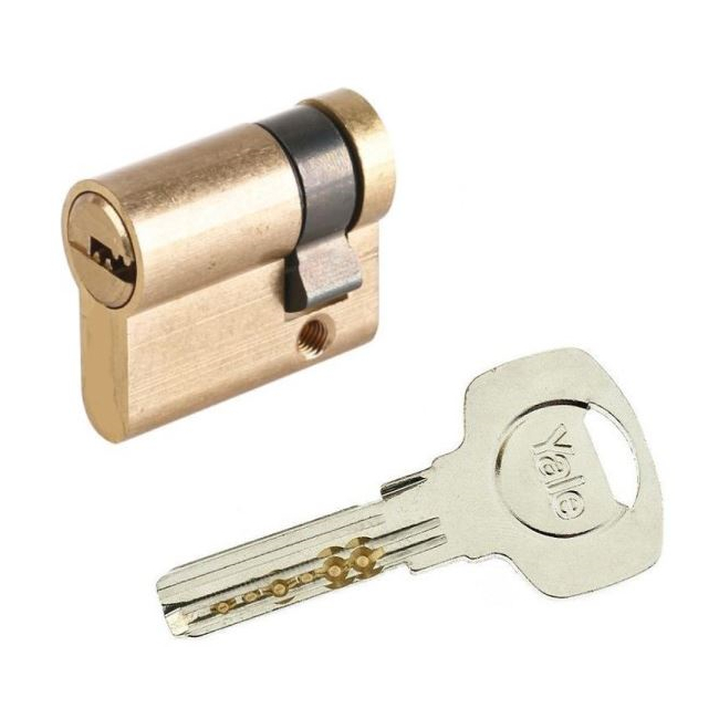 Semicilindru amprenta 30×10 Yale 1000CA 4chei auriu Usa Garaj MNR9961