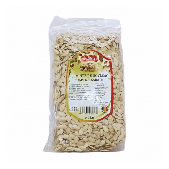 Seminte de dovleac coapte si sarate Andreas 1kg MGR7667 YYYY
