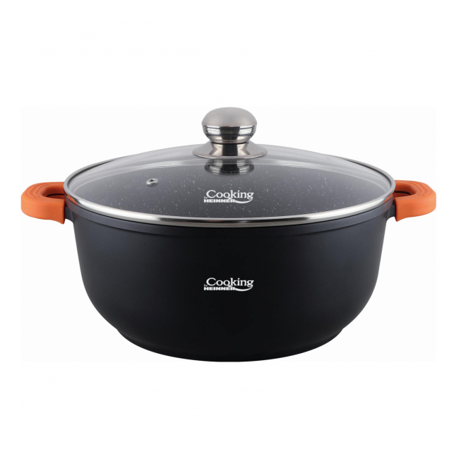 Semioala Heinner capac inductie Dark Line 13.5L 36x16cm A0336A DNC38821